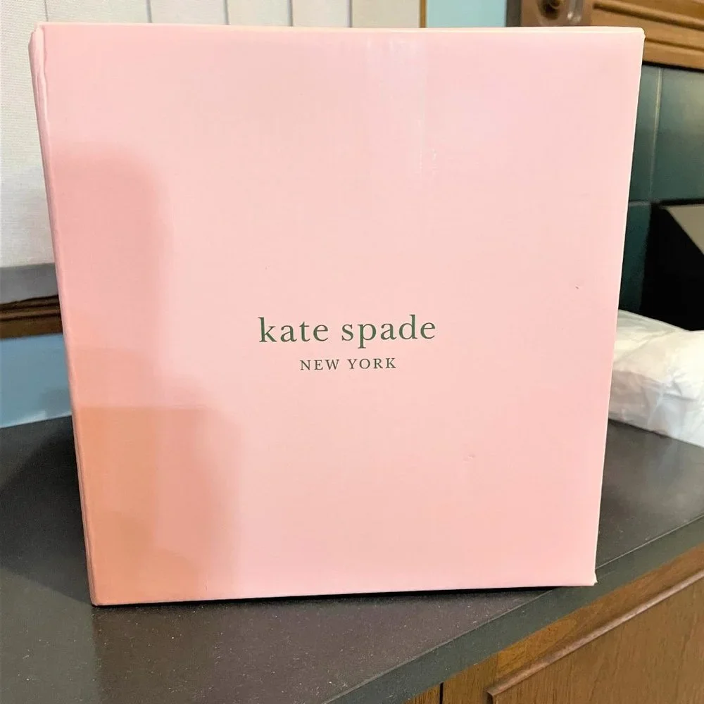 Kate Spade New York Lenox Tea Kettle Cherry Dot White - New In Pink Box - Picture 6 of 9